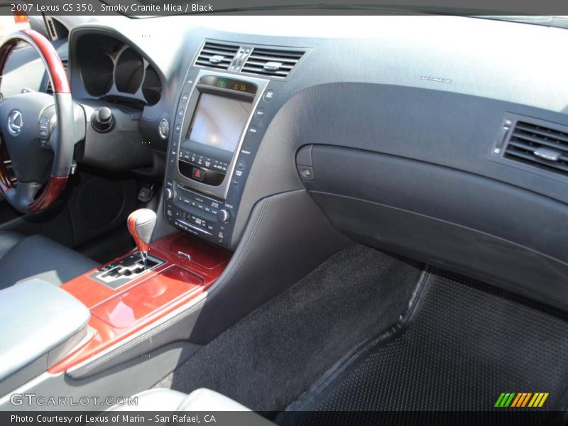 Smoky Granite Mica / Black 2007 Lexus GS 350