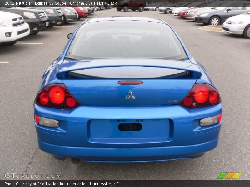 Chrome Blue Pearl / Black 2002 Mitsubishi Eclipse GS Coupe