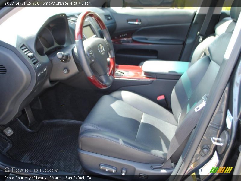 Smoky Granite Mica / Black 2007 Lexus GS 350