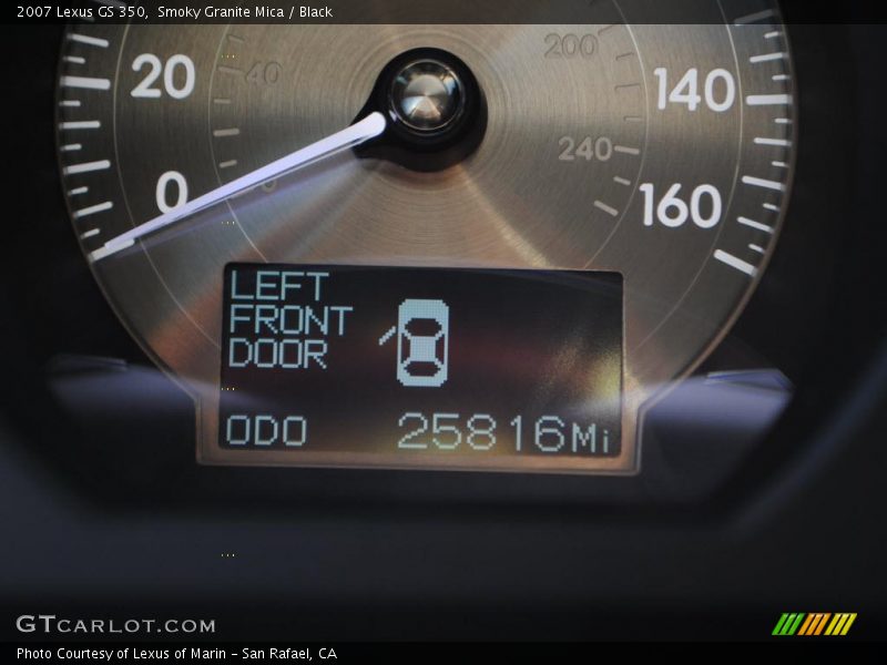 Smoky Granite Mica / Black 2007 Lexus GS 350