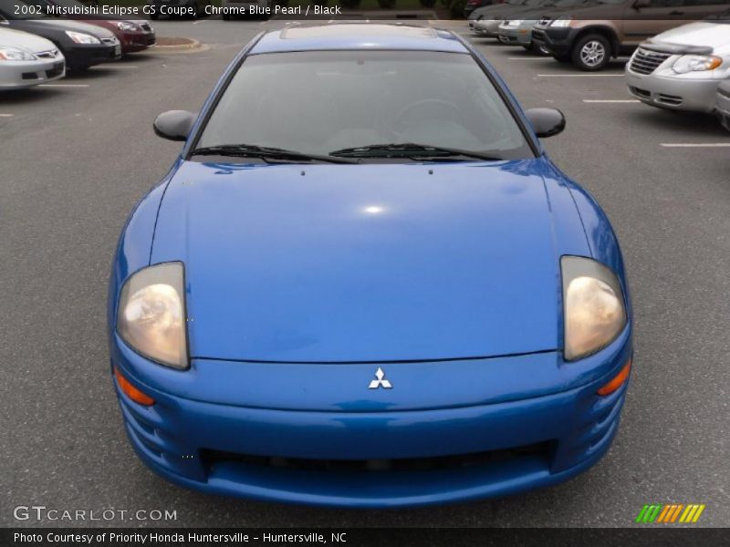 Chrome Blue Pearl / Black 2002 Mitsubishi Eclipse GS Coupe