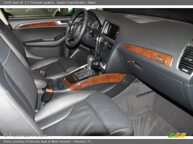 Quartz Gray Metallic / Black 2009 Audi Q5 3.2 Premium quattro