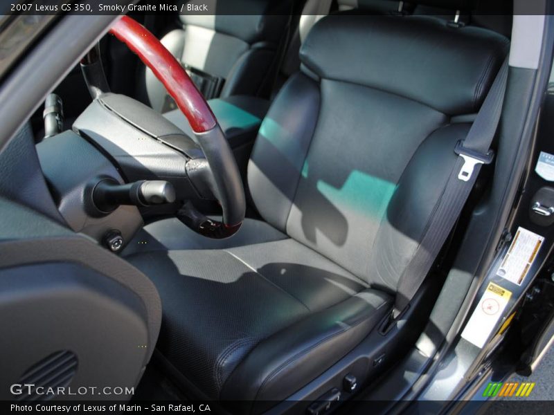 Smoky Granite Mica / Black 2007 Lexus GS 350