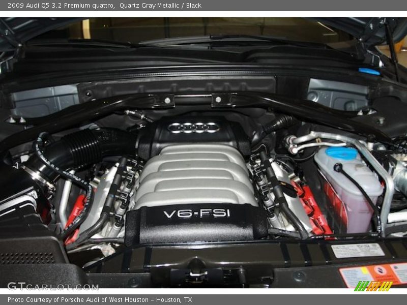 Quartz Gray Metallic / Black 2009 Audi Q5 3.2 Premium quattro