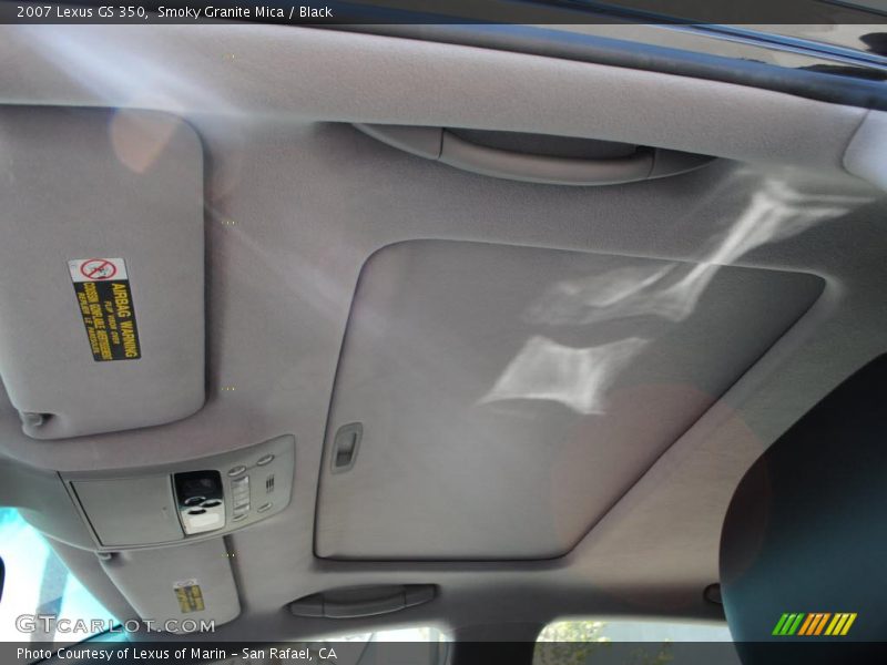 Smoky Granite Mica / Black 2007 Lexus GS 350