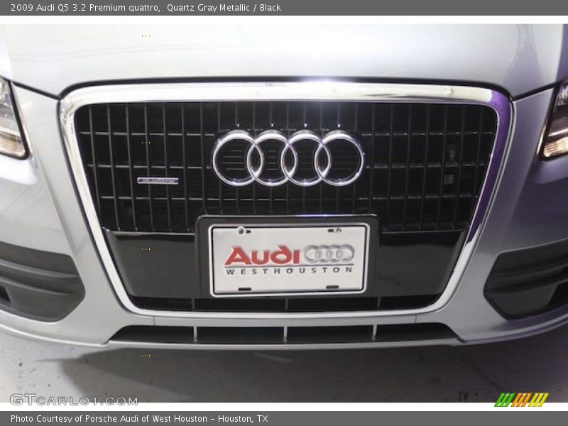 Quartz Gray Metallic / Black 2009 Audi Q5 3.2 Premium quattro