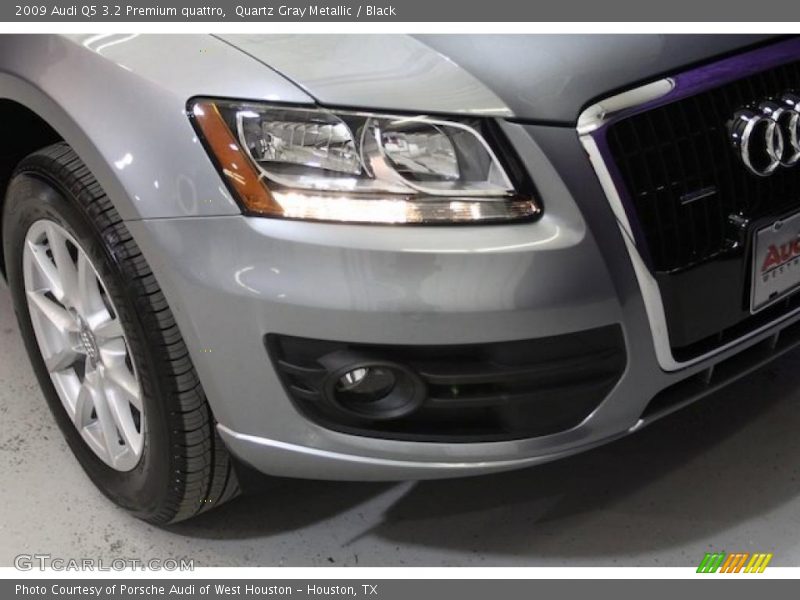 Quartz Gray Metallic / Black 2009 Audi Q5 3.2 Premium quattro