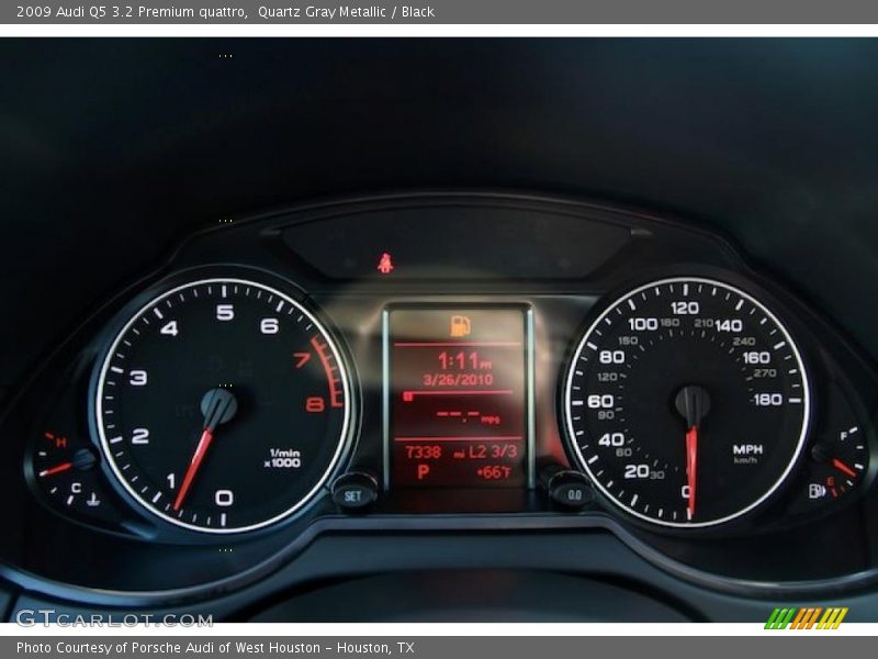 Quartz Gray Metallic / Black 2009 Audi Q5 3.2 Premium quattro
