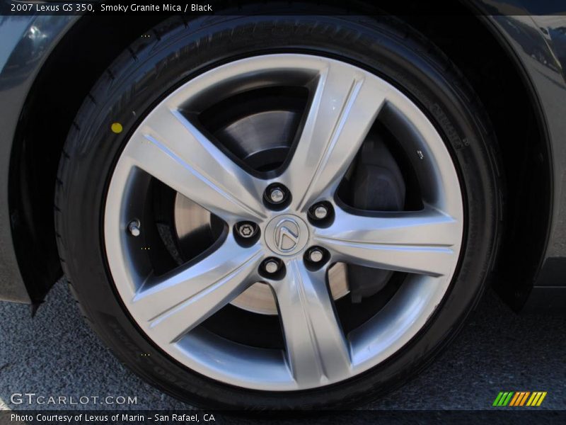 Smoky Granite Mica / Black 2007 Lexus GS 350