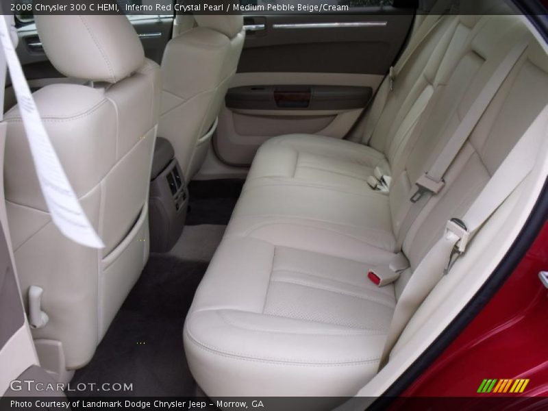Inferno Red Crystal Pearl / Medium Pebble Beige/Cream 2008 Chrysler 300 C HEMI