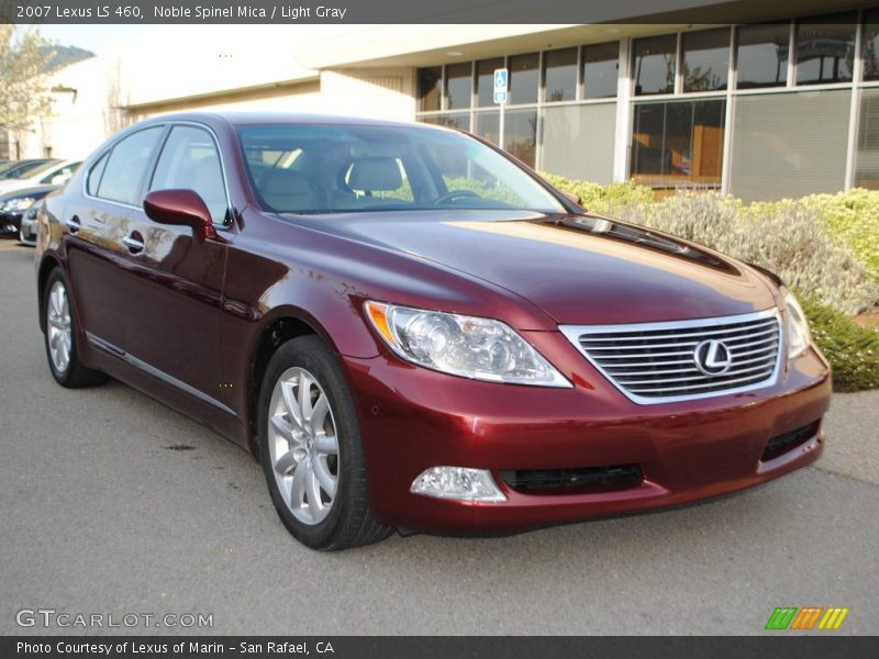 Noble Spinel Mica / Light Gray 2007 Lexus LS 460