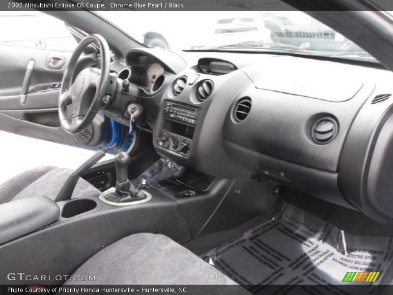 Chrome Blue Pearl / Black 2002 Mitsubishi Eclipse GS Coupe