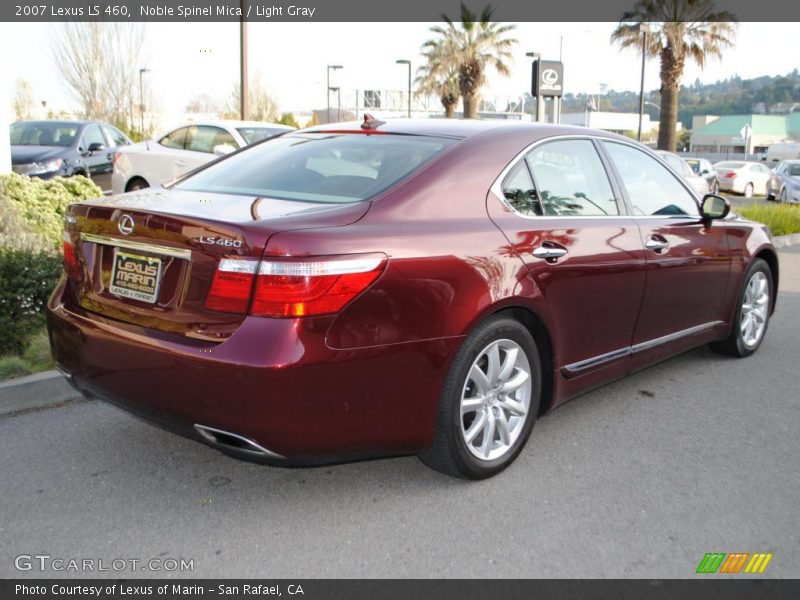 Noble Spinel Mica / Light Gray 2007 Lexus LS 460