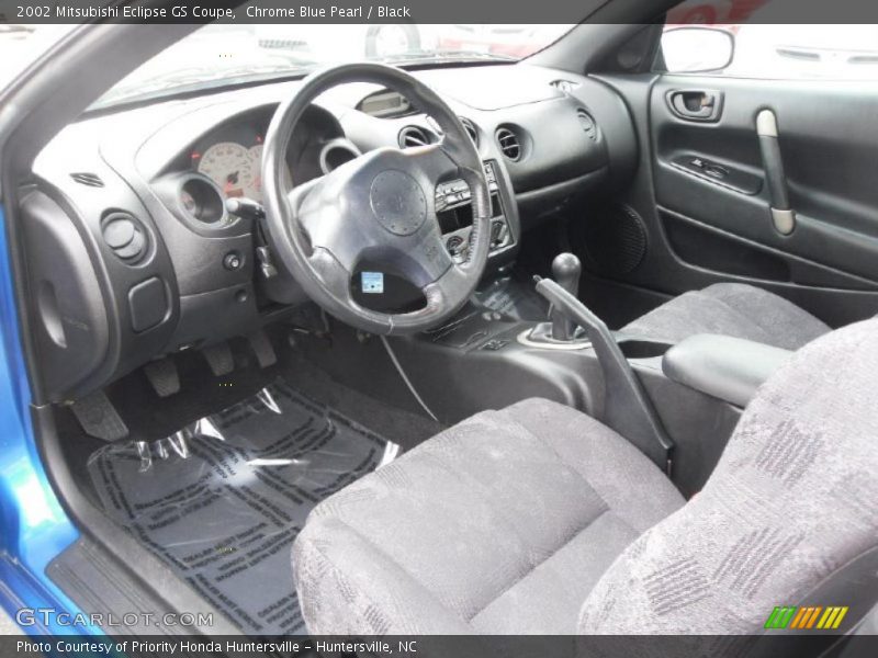 Chrome Blue Pearl / Black 2002 Mitsubishi Eclipse GS Coupe