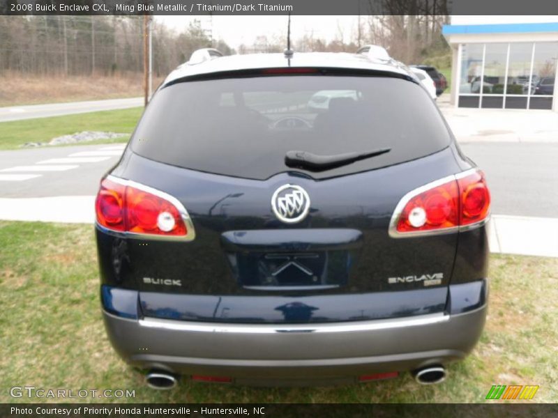 Ming Blue Metallic / Titanium/Dark Titanium 2008 Buick Enclave CXL