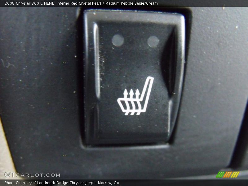 Inferno Red Crystal Pearl / Medium Pebble Beige/Cream 2008 Chrysler 300 C HEMI