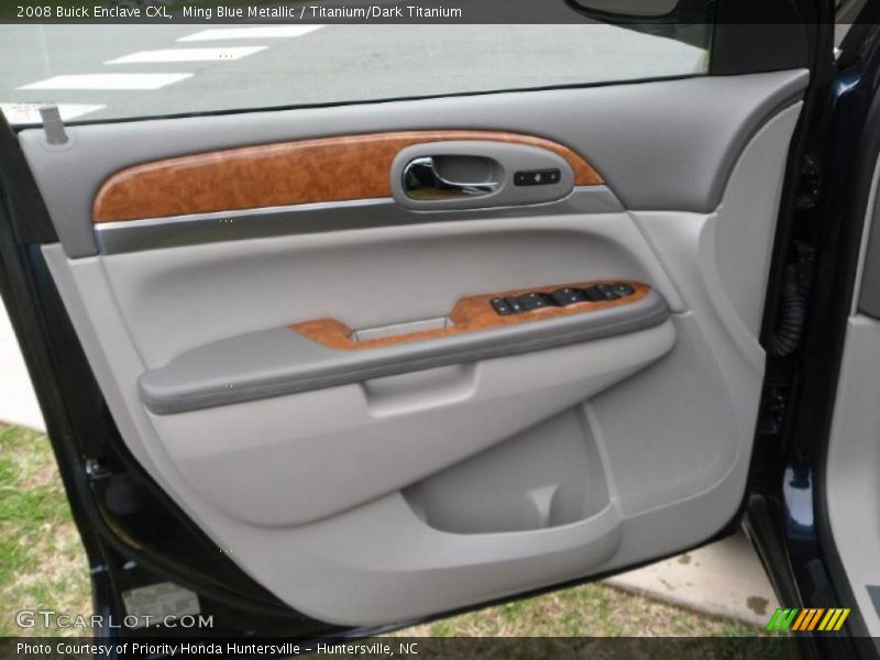 Ming Blue Metallic / Titanium/Dark Titanium 2008 Buick Enclave CXL
