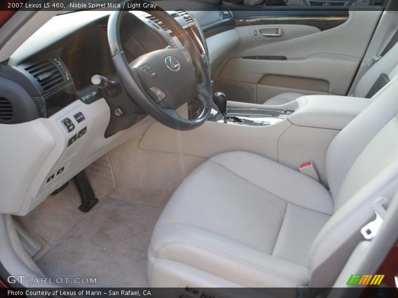 Noble Spinel Mica / Light Gray 2007 Lexus LS 460
