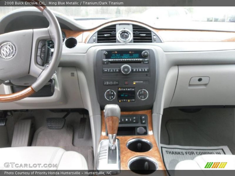 Ming Blue Metallic / Titanium/Dark Titanium 2008 Buick Enclave CXL