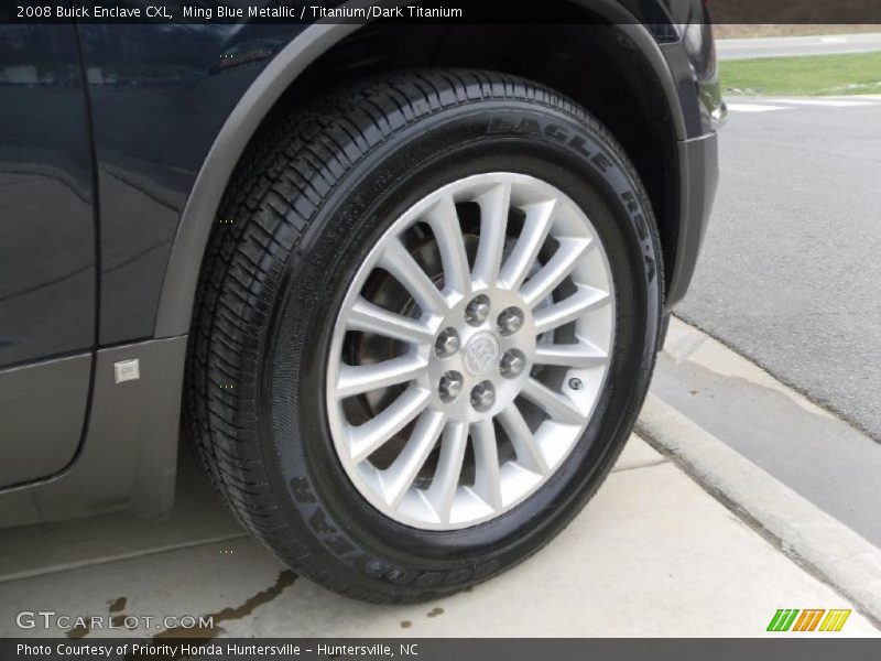 Ming Blue Metallic / Titanium/Dark Titanium 2008 Buick Enclave CXL