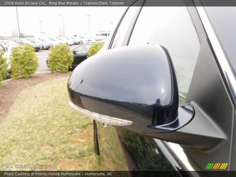 Ming Blue Metallic / Titanium/Dark Titanium 2008 Buick Enclave CXL