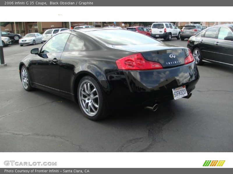 Black Obsidian / Graphite 2006 Infiniti G 35 Coupe