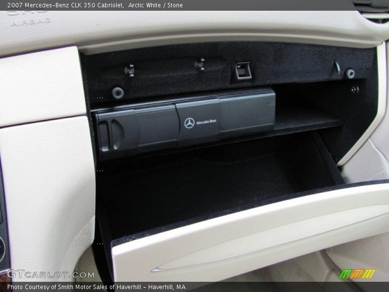 Arctic White / Stone 2007 Mercedes-Benz CLK 350 Cabriolet