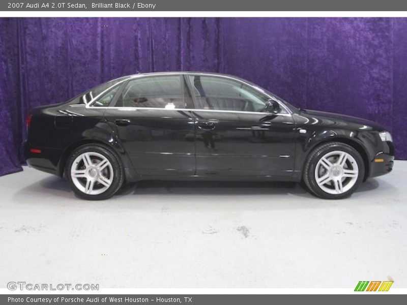 Brilliant Black / Ebony 2007 Audi A4 2.0T Sedan