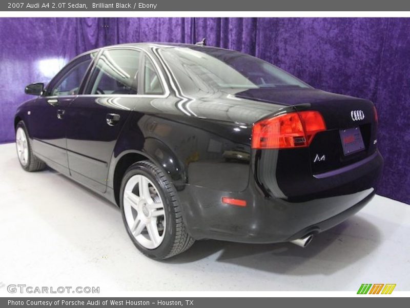 Brilliant Black / Ebony 2007 Audi A4 2.0T Sedan