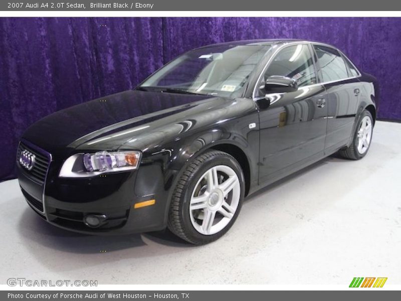 Brilliant Black / Ebony 2007 Audi A4 2.0T Sedan