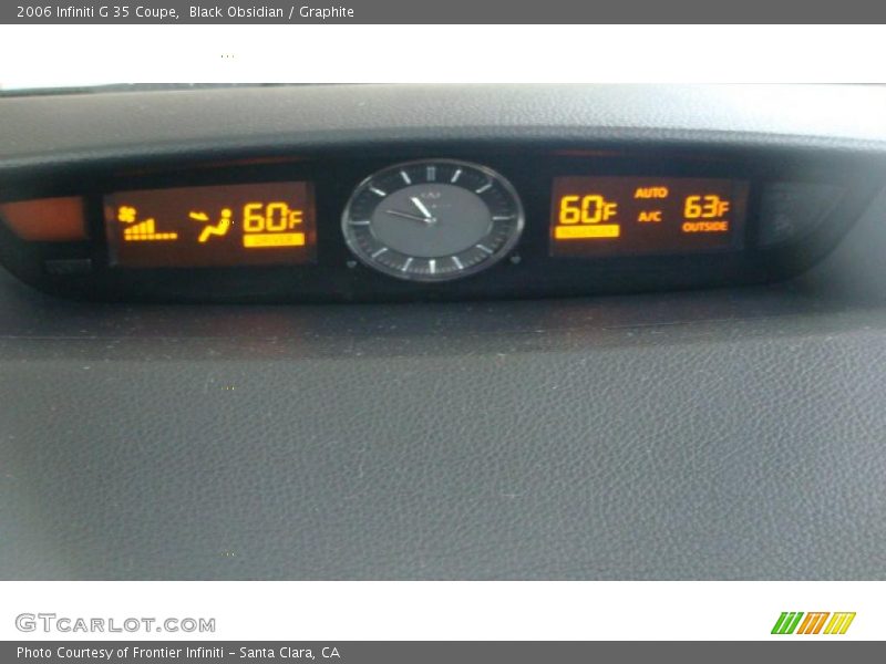Black Obsidian / Graphite 2006 Infiniti G 35 Coupe
