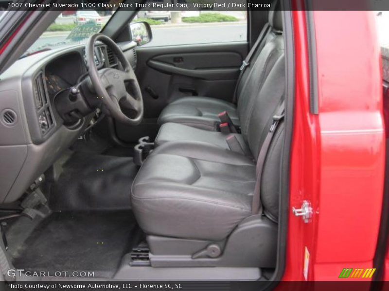 Victory Red / Dark Charcoal 2007 Chevrolet Silverado 1500 Classic Work Truck Regular Cab