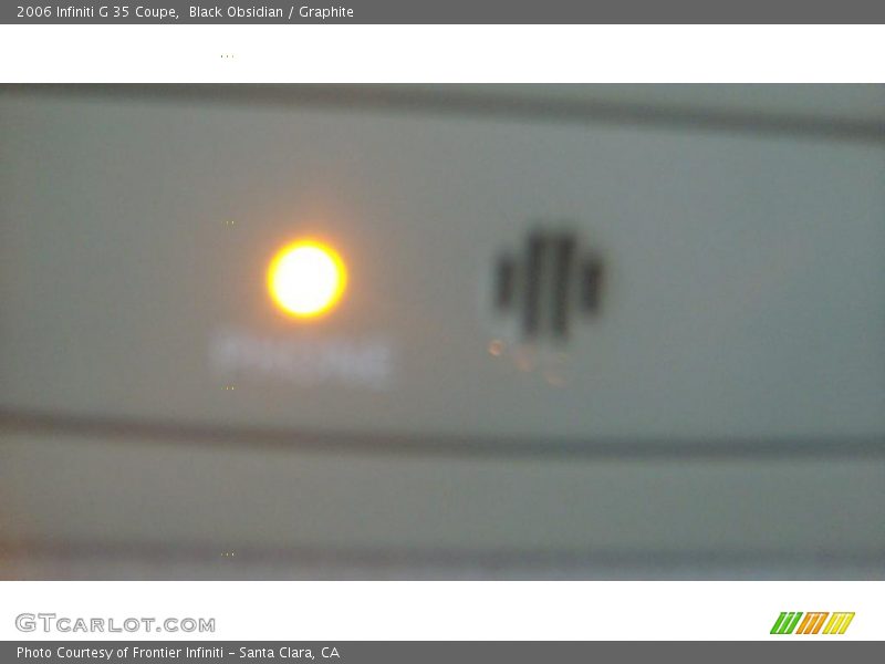 Black Obsidian / Graphite 2006 Infiniti G 35 Coupe