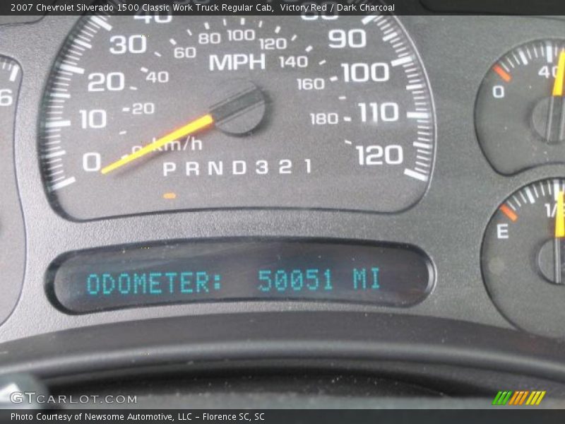 Victory Red / Dark Charcoal 2007 Chevrolet Silverado 1500 Classic Work Truck Regular Cab