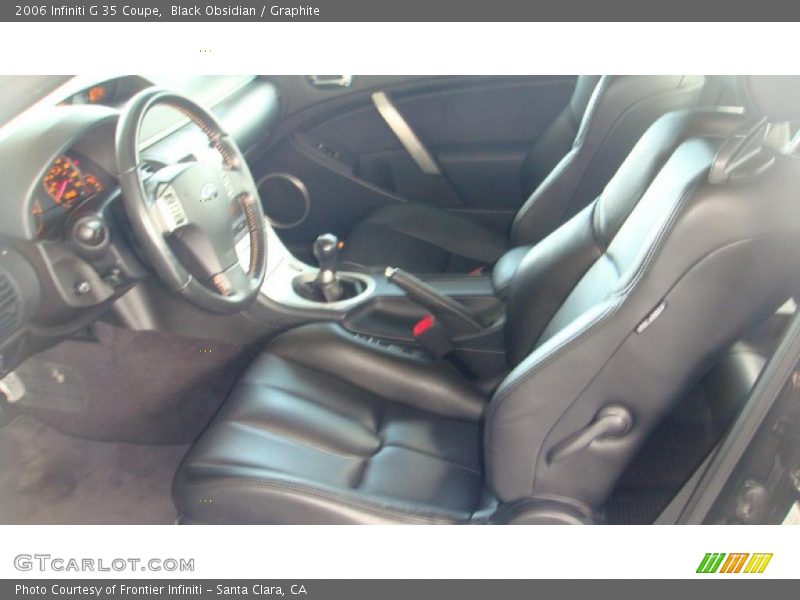 Black Obsidian / Graphite 2006 Infiniti G 35 Coupe