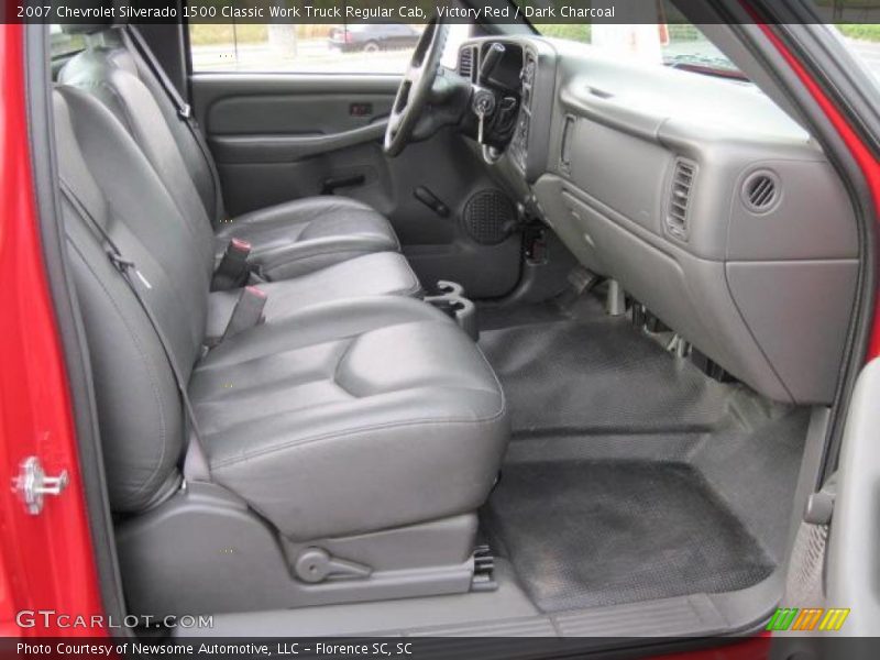 Victory Red / Dark Charcoal 2007 Chevrolet Silverado 1500 Classic Work Truck Regular Cab