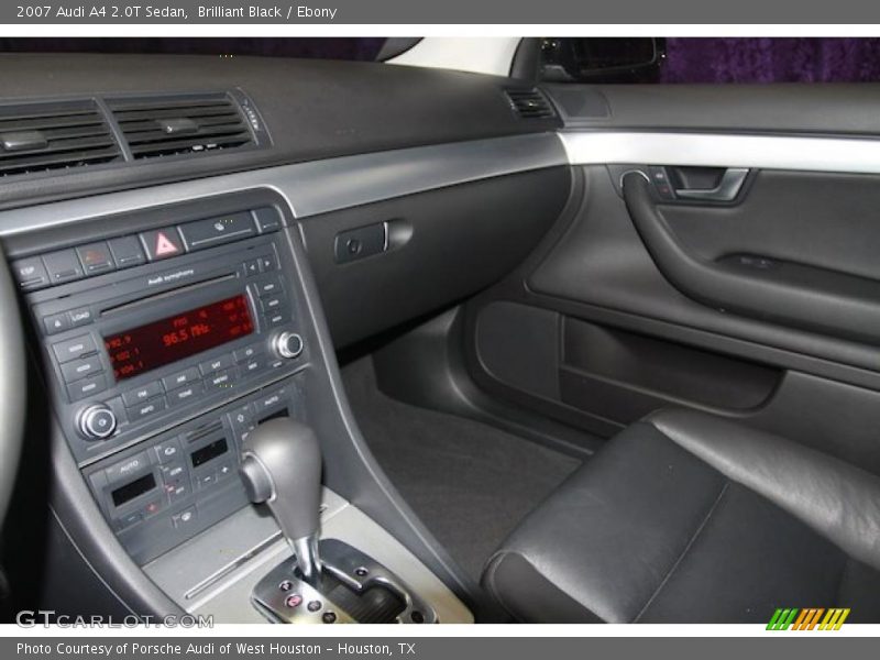 Brilliant Black / Ebony 2007 Audi A4 2.0T Sedan