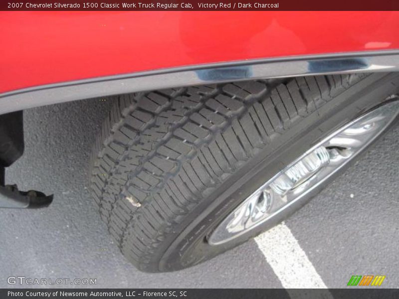 Victory Red / Dark Charcoal 2007 Chevrolet Silverado 1500 Classic Work Truck Regular Cab