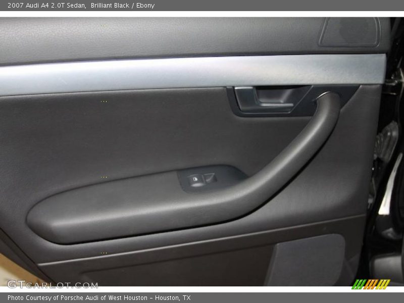 Brilliant Black / Ebony 2007 Audi A4 2.0T Sedan