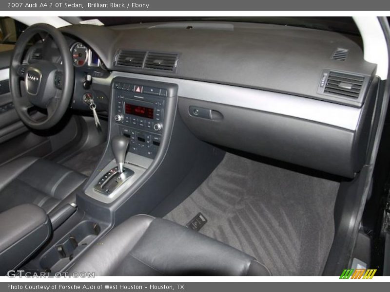 Brilliant Black / Ebony 2007 Audi A4 2.0T Sedan