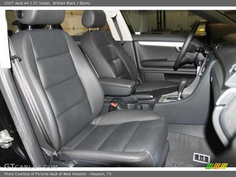 Brilliant Black / Ebony 2007 Audi A4 2.0T Sedan