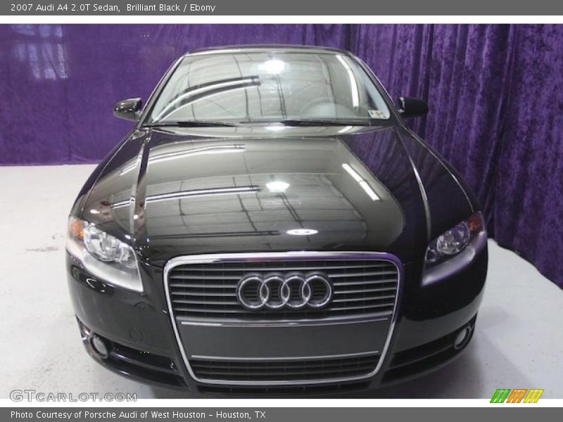 Brilliant Black / Ebony 2007 Audi A4 2.0T Sedan