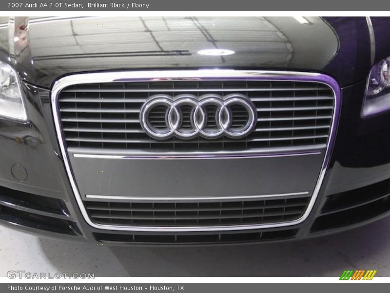 Brilliant Black / Ebony 2007 Audi A4 2.0T Sedan