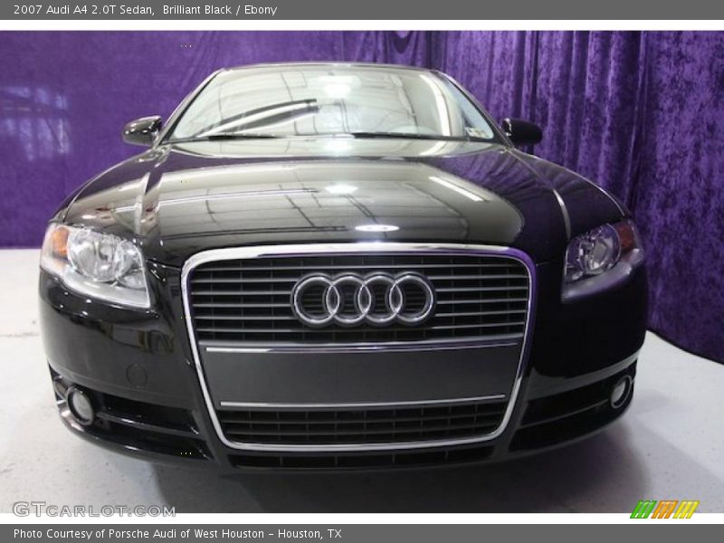 Brilliant Black / Ebony 2007 Audi A4 2.0T Sedan