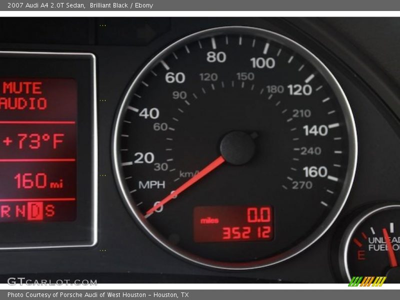 Brilliant Black / Ebony 2007 Audi A4 2.0T Sedan