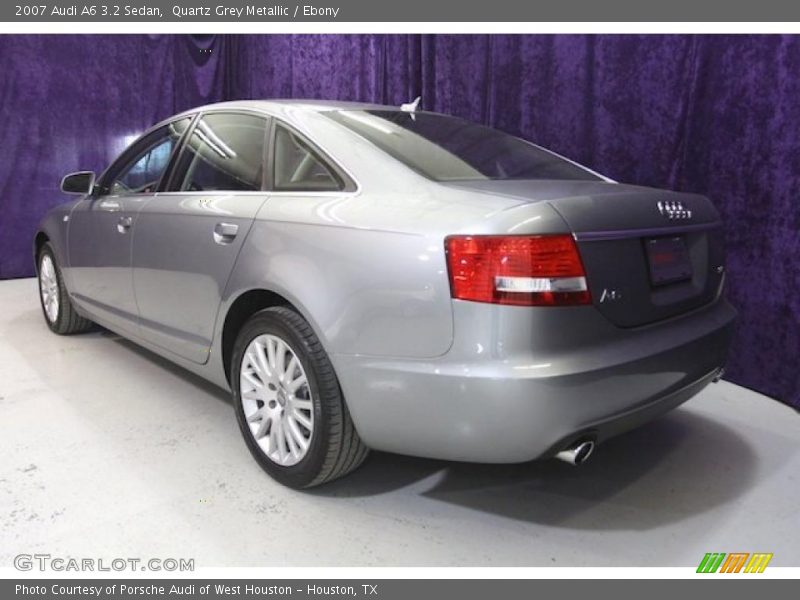 Quartz Grey Metallic / Ebony 2007 Audi A6 3.2 Sedan