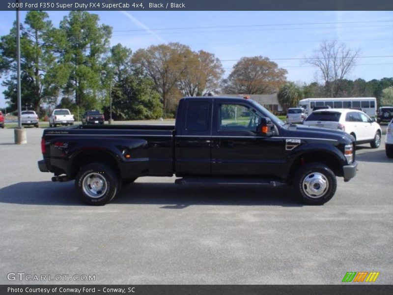 Black / Black 2008 Ford F350 Super Duty FX4 SuperCab 4x4