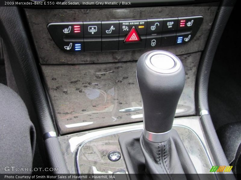 Indium Grey Metallic / Black 2009 Mercedes-Benz E 550 4Matic Sedan
