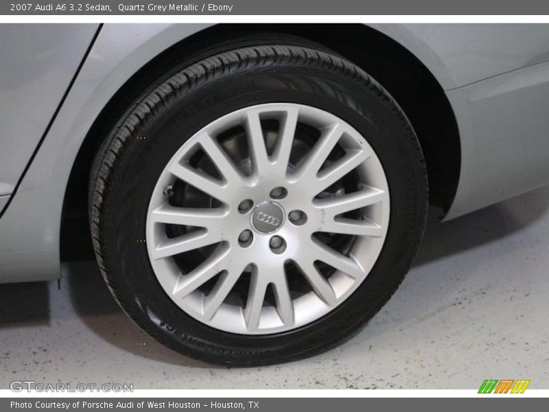 Quartz Grey Metallic / Ebony 2007 Audi A6 3.2 Sedan