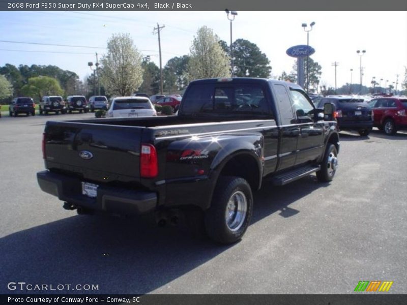 Black / Black 2008 Ford F350 Super Duty FX4 SuperCab 4x4